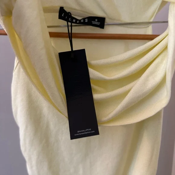 NWT Lioness Field of Dreams Off Shoulder Drop Waist Pleated Maxi Dress S/M - Picture 6 of 6